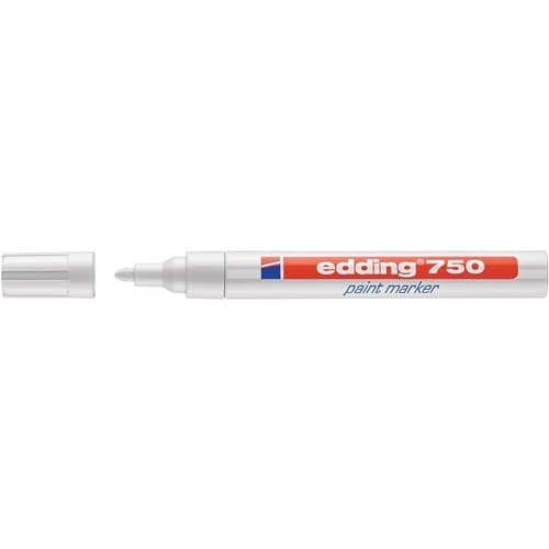 EDDING Lackmarker 750 weiß Strich-B.2-4mm Rundspitze EDDING