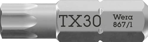WERA Bit 867/1 1/4 Zoll T 30 L.25mm WERA