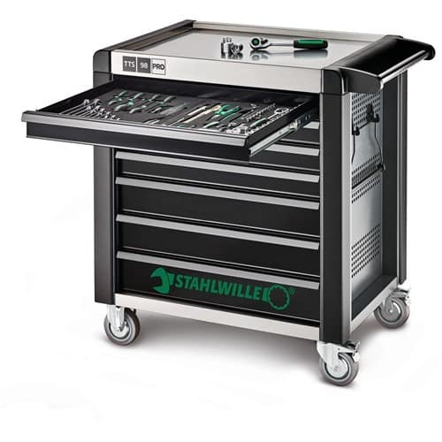STAHLWILLE Werkstattwagen 98/7 PRO B651xT1001xH1020mm 1400kg 7 Schubl.