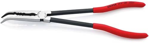 KNIPEX Montierzange L.280mm pol.Ku.-Überzug Spitze 45Grad geb.KNIPEX
