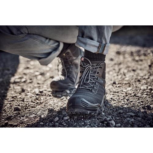 BAAK Sicherheitsstiefel Brandon Gr.39 W.12 schwarz S7S FO LG SR ESD EN20345