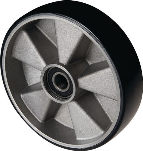 PFAFF Lenkrad Polyurethan Naben-L.43mm Rad-B.50mm D.200mm Guss-Felge
