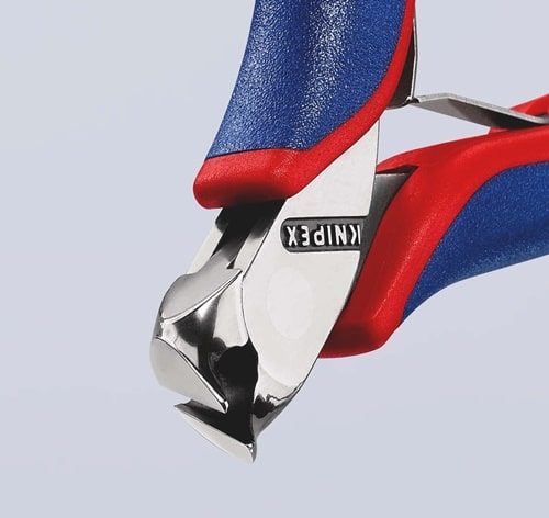 KNIPEX Elektronikvornschn.L.115mm Form 5 Facette nein spiegelpol.Mehrkomp.-Hüllen