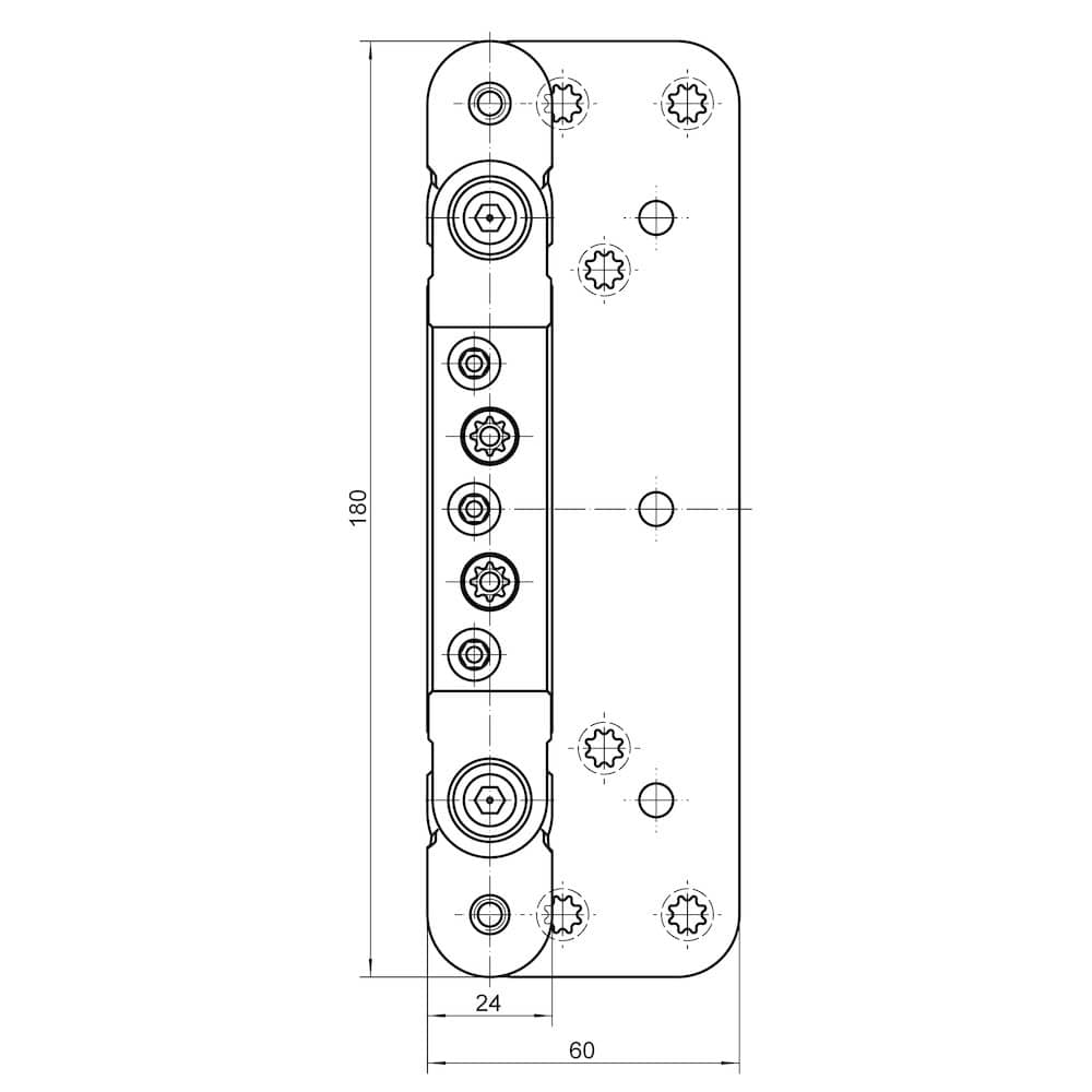 SIMONSWERK Aufnahmeelement VARIANT® VX 7505 3D,