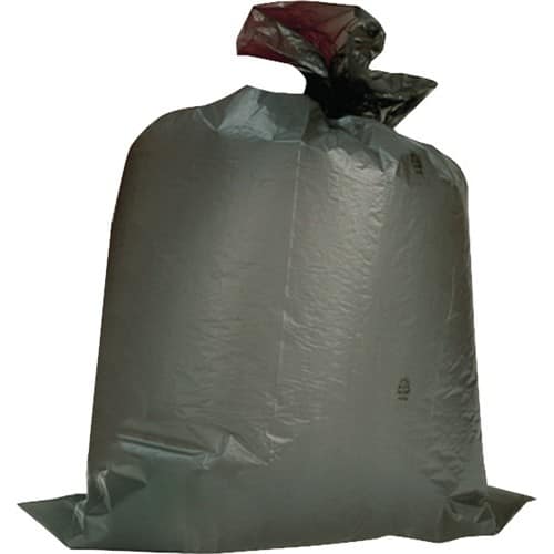Kunststoffsack 120l LD-PE grau 100 µm B700xL1100mm 150St./Karton