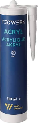 TECWERK Acryl 310ml weiß Kartusche TECWERK