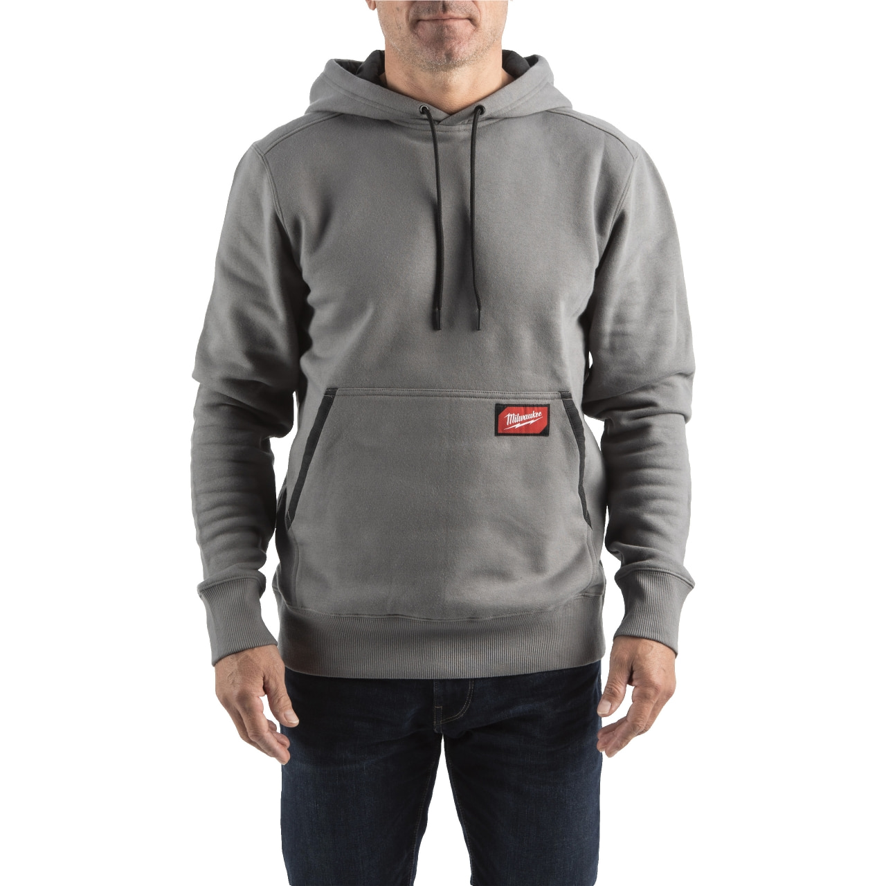 MILWAUKEE leichter Arbeits-Kapuzen-Pullover grau WHMWGR-XXL
