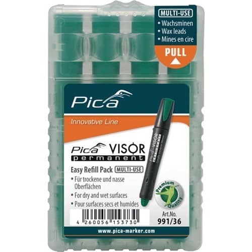 PICA Minenset Visor permanent 4x grün wasserfest 4 Minen/Set PICA