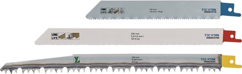 TECWERK Säbelsägeblattset f.Metall 3-tlg.TECWERK
