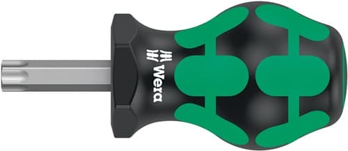 WERA Schraubendreher 367 TORX® Stubby Gr.T 40 Klingen-L.25mm 2K-Griff Rundkl.WERA
