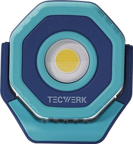 TECWERK LED-Akkuhandleuchte 3,7V 2600 mAh Li-Ion 7 W 100-800 lm Ladezeit 4 h TECWERK