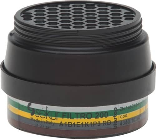 EKASTU Mehrbereichskombifilter 200 A1B1E1K1-P3 EN 14387 f.EKASTU