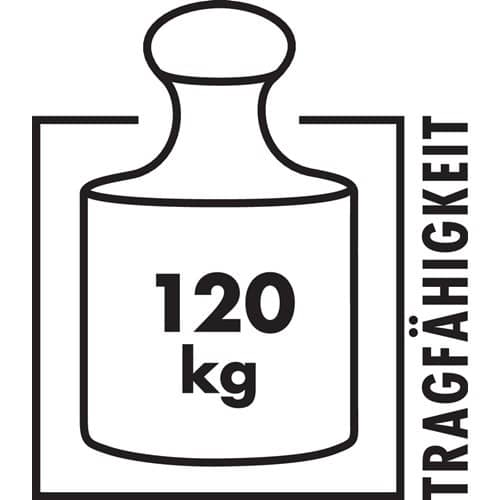 MEY Stehhilfe PU-Schaum Sitz-H.610-880mm STA schwarz Tragegriff MEY