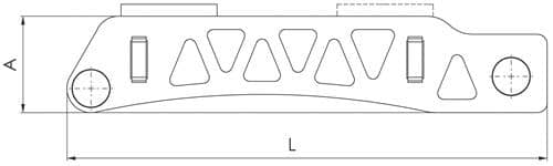 AMF Spanneisen Nr.6311 f.T-Nut 42+48mm L.400mm AMF