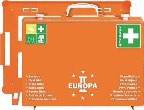 SÖHNGEN Erste Hilfe Koffer EUROPA II B400xH300xT150ca.mm orange SÖHNGEN