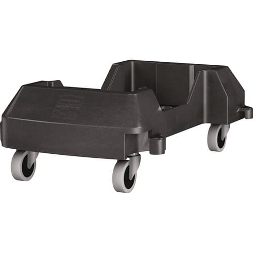 RUBBERMAID Fahrwagen m.4 Lenkrollen Wertstoffsammler 60l schwarz RUBBERMAID