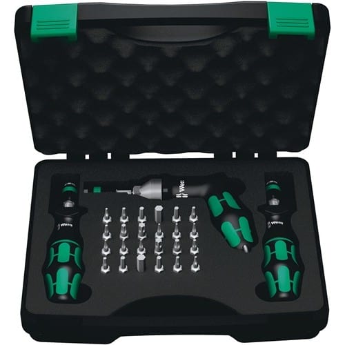 WERA Drehmomentschraubendrehersatz 7440/41/42 27-tlg.0,3-6 Nm einstellb.WERA