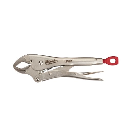 MILWAUKEE 250 mm lang, Spannweite 50 mm Gripzange MAX BITE mit V-Profil Backen