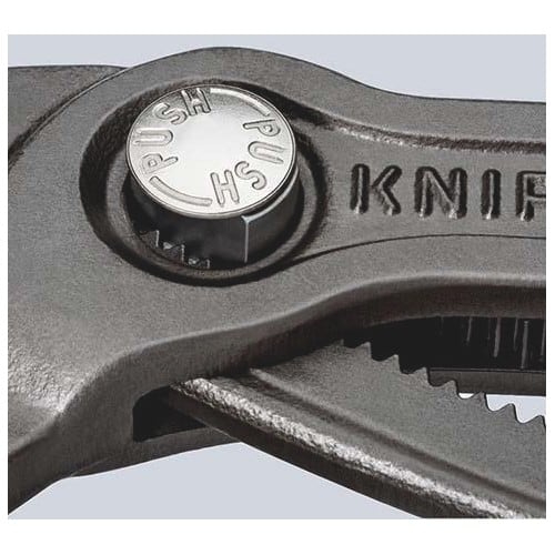 KNIPEX Wasserpumpenzange Cobra® L.180mm Spann-W.36mm verchr.Ku.-Überzug KNIPEX
