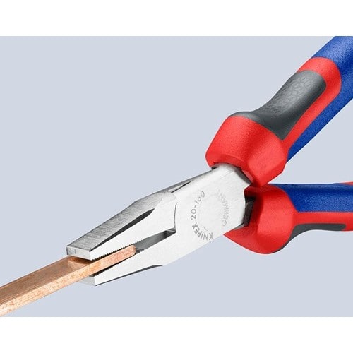 KNIPEX Flachzange DIN ISO 5745 Gesamt-L.160mm verchr.Comfort-Griff KNIPEX