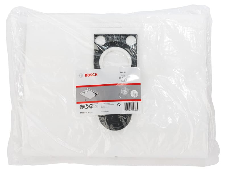 BOSCH Vliesfilterbeutel, passend zu GAS 25 L