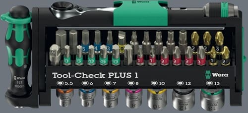 WERA Bit-/Steckschlüsselset Tool-Check PLUS 1 39-tlg.WERA