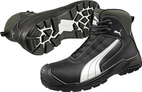 PUMA Sicherheitsstiefel Cascades Mid Gr.43 W.11 schwarz/weiß S3S FO CI HI HRO SR