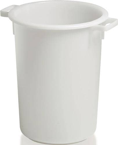 CRAEMER Kunststoffbehälter rd.50l HD-PE weiß D420xH540mm m.Außengriff CRAEMER