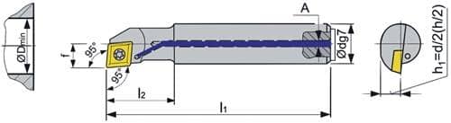 Bohrstange mit Innenkühlung TECWERK