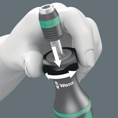 WERA Drehmomentschraubendrehersatz 7440/41/42 27-tlg.0,3-6 Nm einstellb.WERA