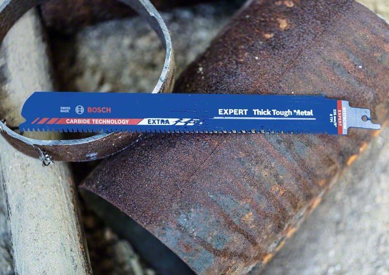 BOSCH EXPERT ‘Thick Tough Metal’ S 1255 CHC Säbelsägeblatt, 10 Stück. Für Säbelsägen