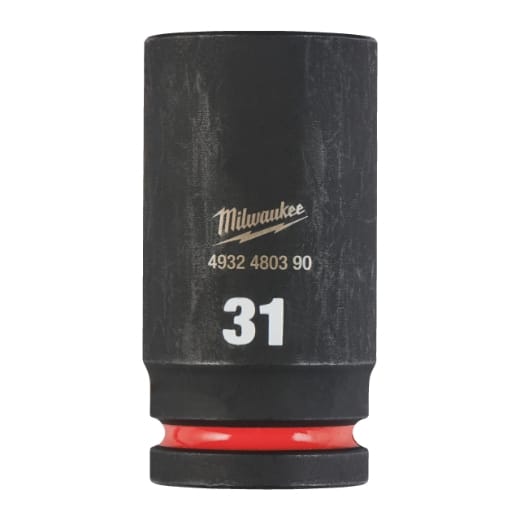 MILWAUKEE 31 x 90 mm SHOCKWAVE Schlagnuss 3/4" lang