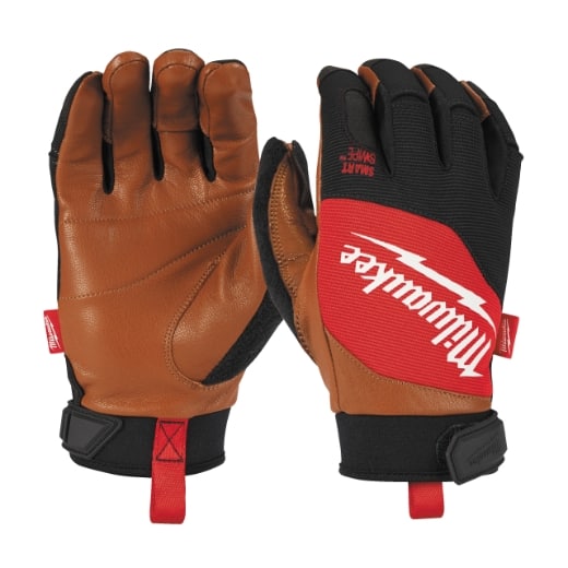 MILWAUKEE Größe 9 (L) Arbeitshandschuhe Leder Hybrid
