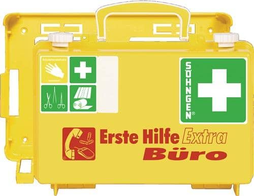 SÖHNGEN Erste Hilfe Koffer Extra Büro B260xH170xT110ca.mm leuchtgelb SÖHNGEN