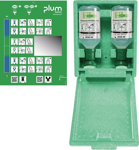 PLUM Augenspülstation 2x0,5l H280xB230xT110ca.mm