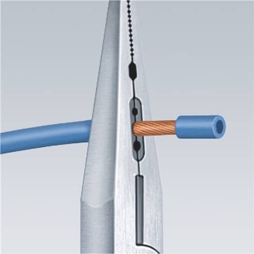 Verdrahtungszange Länge 160 mm 0,5-0,75 / 1,5 / 2,5 mm² KNIPEX