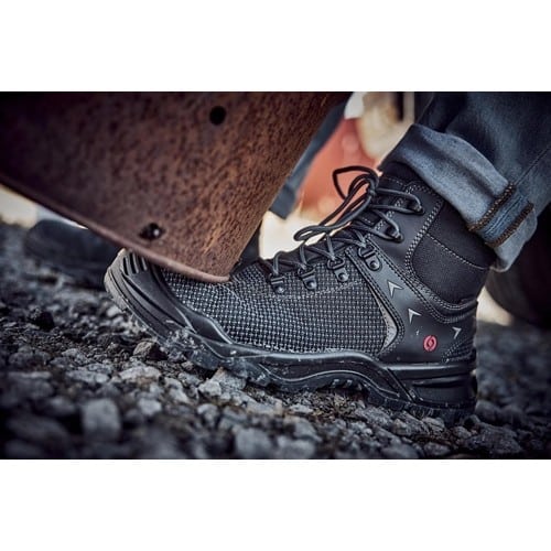 BAAK Sicherheitsstiefel Brandon Gr.47 W.12 schwarz S7S FO LG SR ESD EN20345