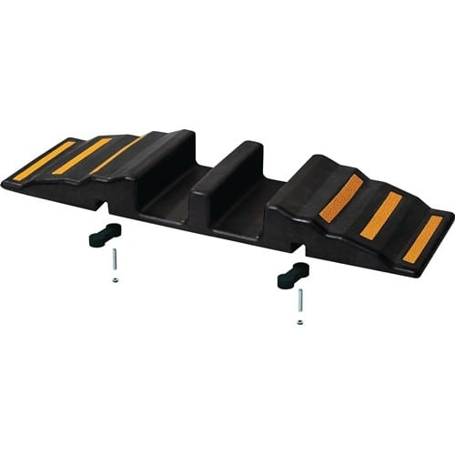 Gummi-Schlauchbrücke L850xB300xH85mm 6 Reflektorstreifen
