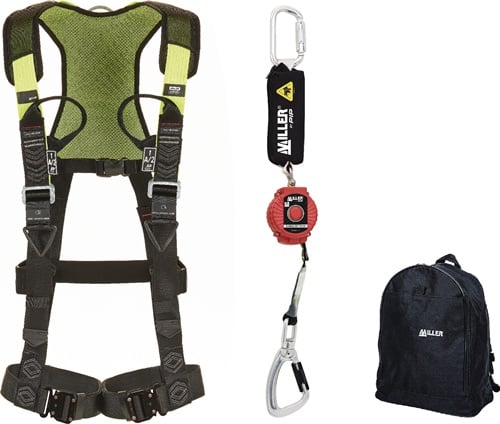 MILLER BY HONEYWELL Hubarbeitsbühnenset H500 EN 361,EN 360,DIN 19427 3-tlg.M/L MILLER BY HONEYWELL