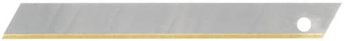 TECWERK Abbrechklinge L80xB9,1xS0,4mm TiN 12 Sollbruchstellen 10 St./Spender TECWERK