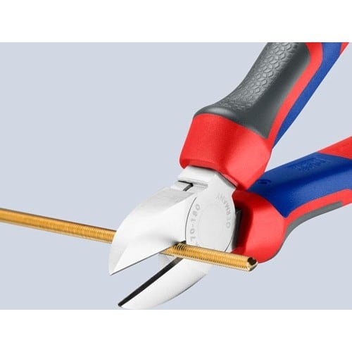 KNIPEX Seitenschneider L.180mm Kopf verchr.Comfort-Griff KNIPEX