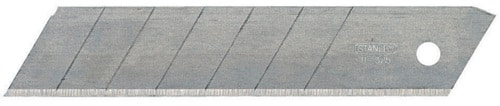 STANLEY Abbrechklinge 0-11-325 L110xB25xS0,7mm 7 Sollbruchstellen 10 St./Spender STANLEY