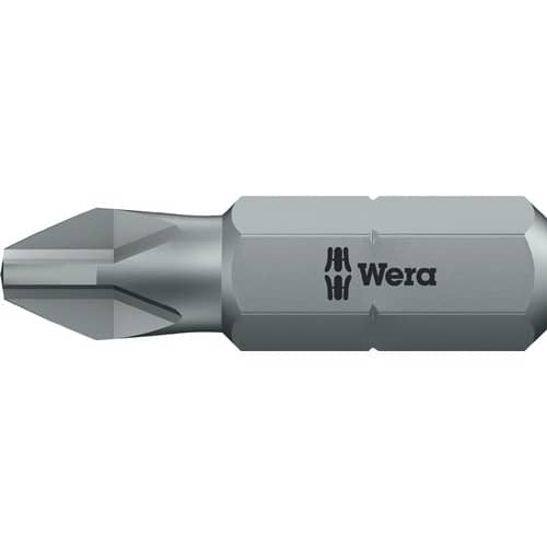 WERA Bitgroßpackung 867/1 Z 1/4 Zoll T 10 L.25mm DIN ISO 1173,Form C 6,3 100St./Box