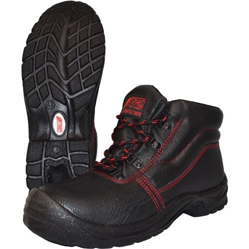NITRAS Sicherheitsstiefel BASIC STEP MID Gr.44 schwarz S3 SRC EN20345 Volleder NITRAS
