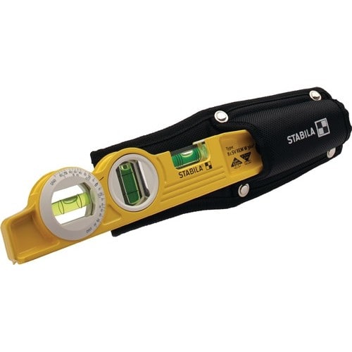 STABILA Torpedowasserwaage 81 SV REM W360 25cm Alu.gelb ± 0,5mm/m m.Gürteltasche STABILA