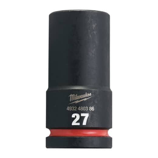 MILWAUKEE 27 x 90 mm SHOCKWAVE Schlagnuss 3/4" lang