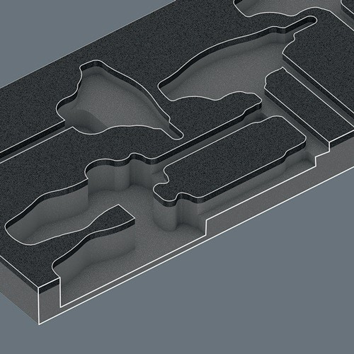 Werkzeugmodul 9713 12-tlg.WERA