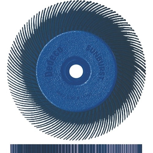 TYROLIT Radialbürste SUNBURST Ø152xB12,7x25,4mm 400 Alox/Korund TYROLIT
