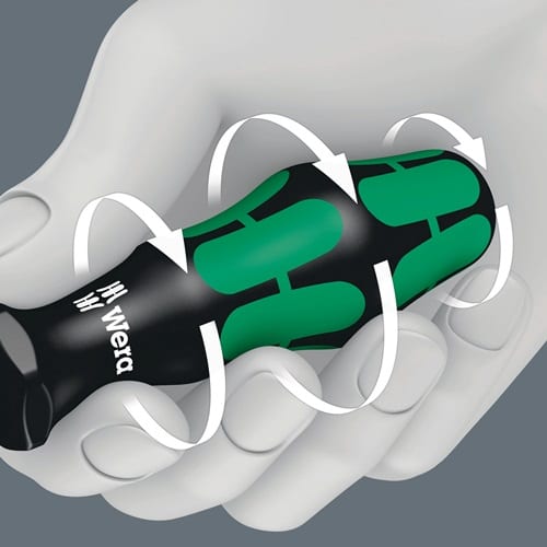 WERA Schraubendreher 352 Gr.4mm Klingen-L.100mm 2K-Griff WERA