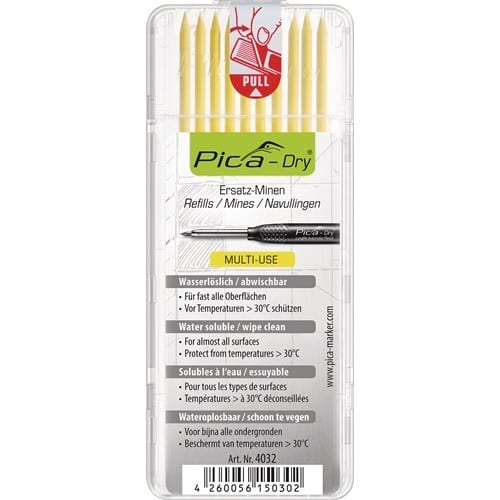 PICA Minenset Pica-Dry 10x gelb feucht abwischbar 10 Minen/Set